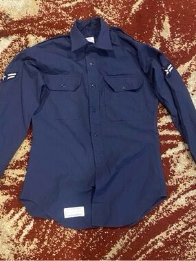 Vintage Bendone USAF Uniform Shirt 34 Inches